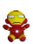 Vasember, Ironman textil figura, bébi szuperhős - ÚJ