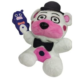   20 cm-es fehér bábos maci, medve plüss figura - FNAF - Five Nights at Freddy's - ÚJ