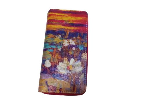 Festményes nagyméretű pénztárca - Monet - ÚJ
