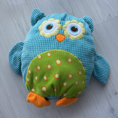 Baglyos párna, plüss, játék