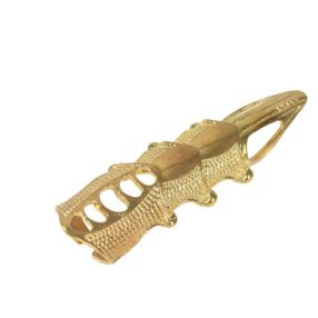 Aranyszínű fém ujjra húzható jelmezkiegészítő - ÚJ