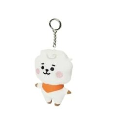   BTS (Bangtan Boys) plüss fehér juh kulcstartós 10 cm - ÚJ