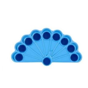   Kék páva alakú Katica, Miraculous kitűző, bross - Csodálatos Katicabogár - ÚJ