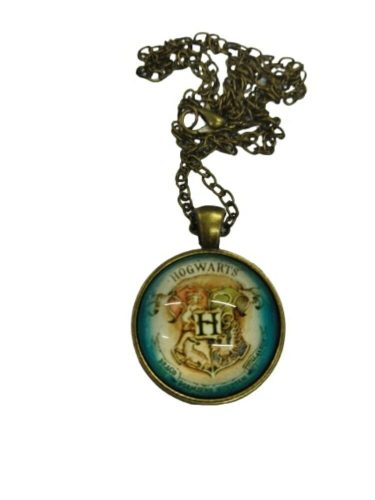 Bronz nyaklánc Hogwarts medállal - Harry Potter - ÚJ