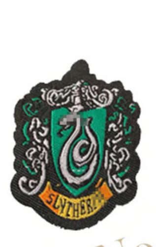 Zöld ruhára vasalható embléma, matrica - Mardekár - Harry Potter - ÚJ