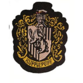   Sárga ruhára vasalható embléma, matrica - Hugrabug - Harry Potter - ÚJ