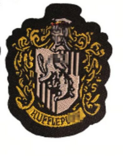 Sárga ruhára vasalható embléma, matrica - Hugrabug - Harry Potter - ÚJ