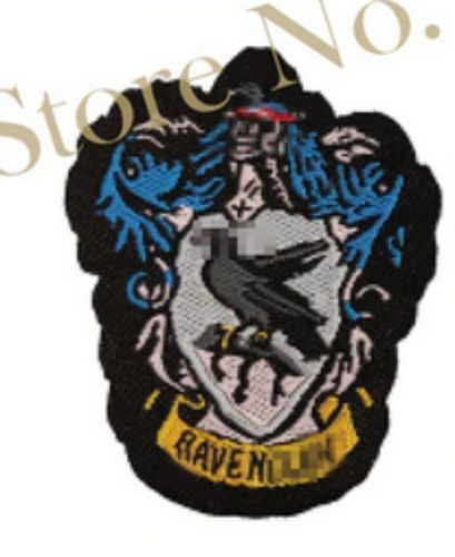 Kék ruhára vasalható embléma, matrica - Hollóhát - Harry Potter - ÚJ