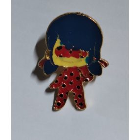   Katica, Miraculous kitűző, bross - Csodálatos Katicabogár - ÚJ