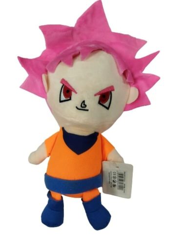 Pink hajú plüss figura, 27 cm-es - Dragon Balls - ÚJ