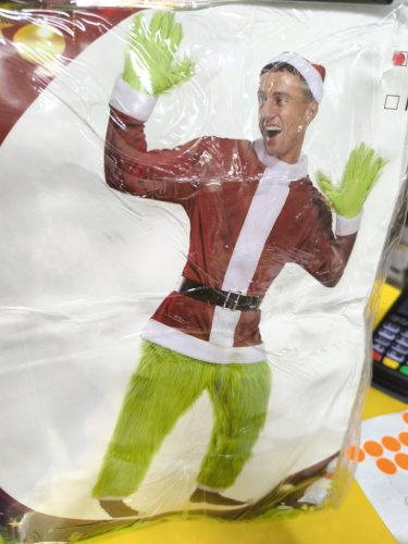 Felnőtt méretű Grincs, Grinch jelmez szett, jelmez együttes, S-es méret - ÚJ