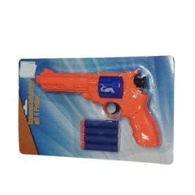 Narancssárga-kék szivacskilövő pisztoly - ÚJ