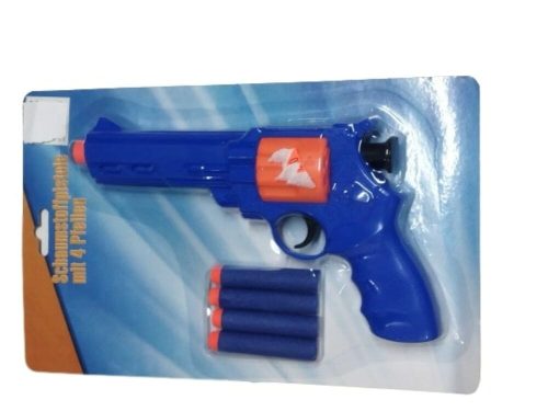 Kék-narancssárga szivacskilövő pisztoly - ÚJ