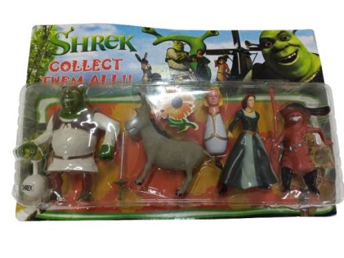 Shrek figura csomag, 8 db-os - ÚJ
