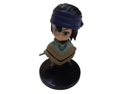 6 cm-es műanyag figura, fejpántos akciófigura, Sasuke - Naruto - ÚJ