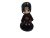 6 cm-es műanyag figura, akciófigura, Itachi fekete köpenyben - Naruto - ÚJ