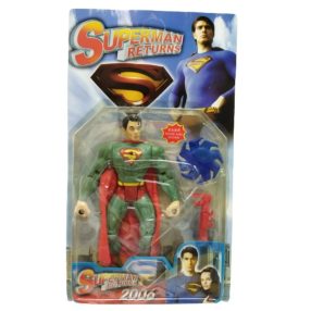   Zöld ruhás hangot adó, világítós akciófigura, 35 cm-es - Superman - ÚJ