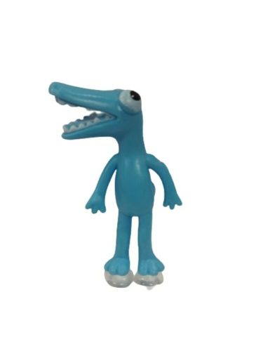 Kék műanyag figura, krokodil - Rainbow Friends - Roblox - ÚJ