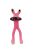 Rózsaszín műanyag figura, csigaszemű - Rainbow Friends - Roblox - ÚJ