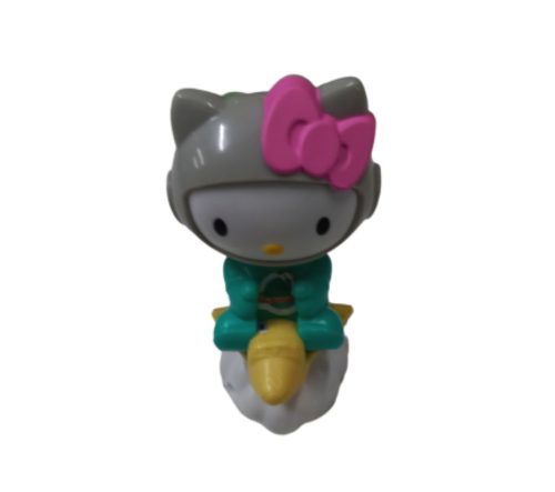 Műanyag Hello Kitty figura űrhajóval