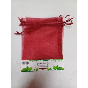   Karácsonyi tüll zacskó, organza ajándéktasak, 15*20 cm, 3 db egyben - ÚJ