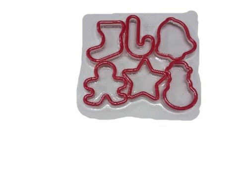 Karácsonyi sütikiszúró szett, nagyméretű formák - 6 db-os - ÚJ