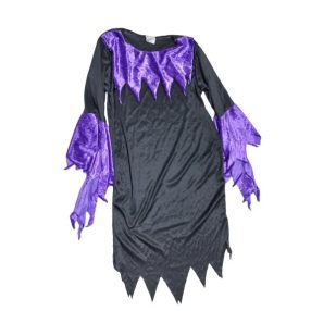   4-6 évesre fekete-lila jelmezruha, boszorkányruha - Halloween 