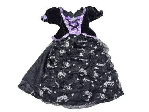1-2 évesre fekete-lila jelmezruha, boszorkányruha - Halloween - George 