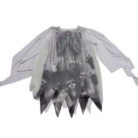 7-8 évesre szürke csontvázas halloween jelmezfelső - F&F