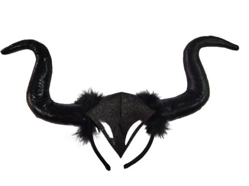 Fekete Demóna fejpánt - Maleficent - ÚJ