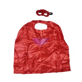   Piros palást és szemmaszk, bagoly - Pizsihősök - PJ Masks