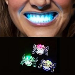   Ledes villogó, világító "fogszabályzó", jelmezkiegészítő - Halloween - ÚJ