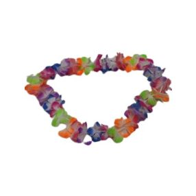 Színes hawaii nyaklánc, jelmezkiegészítő