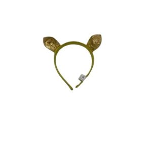 Sárga-arany állatkás fül, jelmezkiegészítő