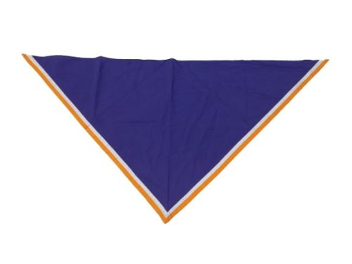 Lila vászon háromszögkendő, jelmez kiegészítő  