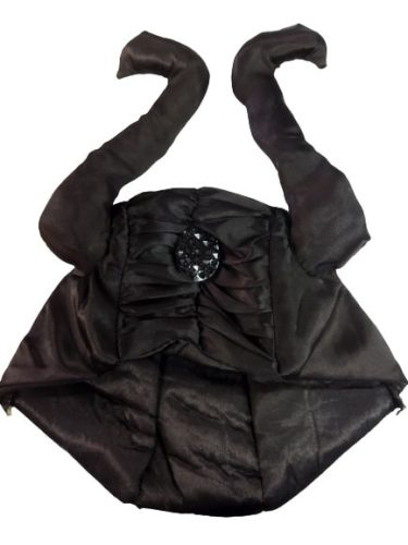 Fekete Demóna fejdísz - Maleficent - ÚJ (a szarvai magunktól lekonyulnak, meg kell erősíteni)