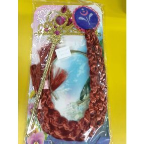   Anna jelmez kiegészítő szett, 3 db-os - Jégvarázs, Frozen - ÚJ