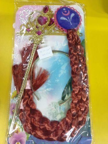 Anna jelmez kiegészítő szett, 3 db-os - Jégvarázs, Frozen - ÚJ