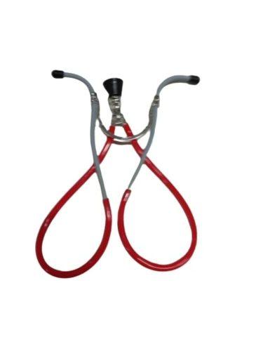 Orvos, nővér sztetoszkóp, piros - ÚJ