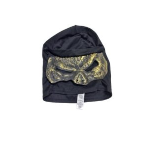   5-6 évesre fekete-arany fejre húzható majom maszk, álarc - Halloween - George