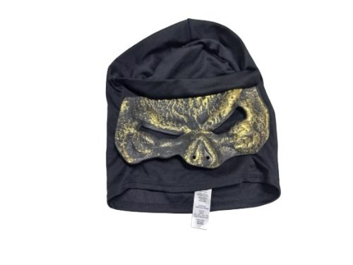 5-6 évesre fekete-arany fejre húzható majom maszk, álarc - Halloween - George