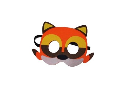 Narancssárga filc maszk, álarc, jelmezkiegészítő - Sonic, a sündisznó - ÚJ