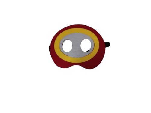 Piros filc maszk, álarc, jelmezkiegészítő, virág - Super Mario - Nintendo - ÚJ