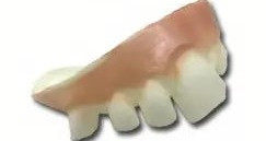 Műanyag (szilikon) műfosor, vicces fog, jelmezkiegészítő (7). - Halloween - ÚJ