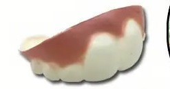 Műanyag (szilikon) műfosor, vicces fog, jelmezkiegészítő (11). - Halloween - ÚJ