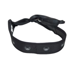 Fekete mintás jelmezöv - ÚJ