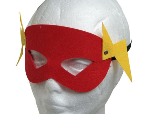 Piros filc maszk - Flash - Marvel - ÚJ