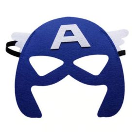 Sötétkék filc maszk, szemmaszk - Amerika kapitány - ÚJ