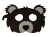 Barna maci, medve filc maszk, álarc (gyerek méret) - ÚJ