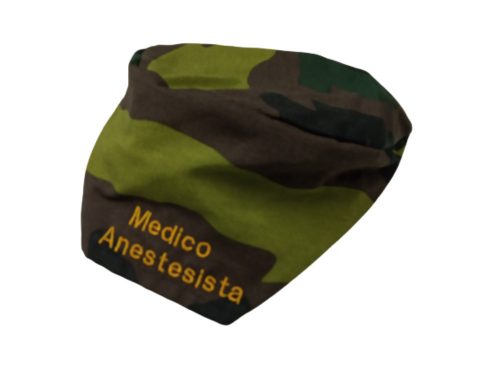 Terepszínű katonai jelmezsapka (altatóorvos, harctéri egészségügyi alakulat) - ÚJ